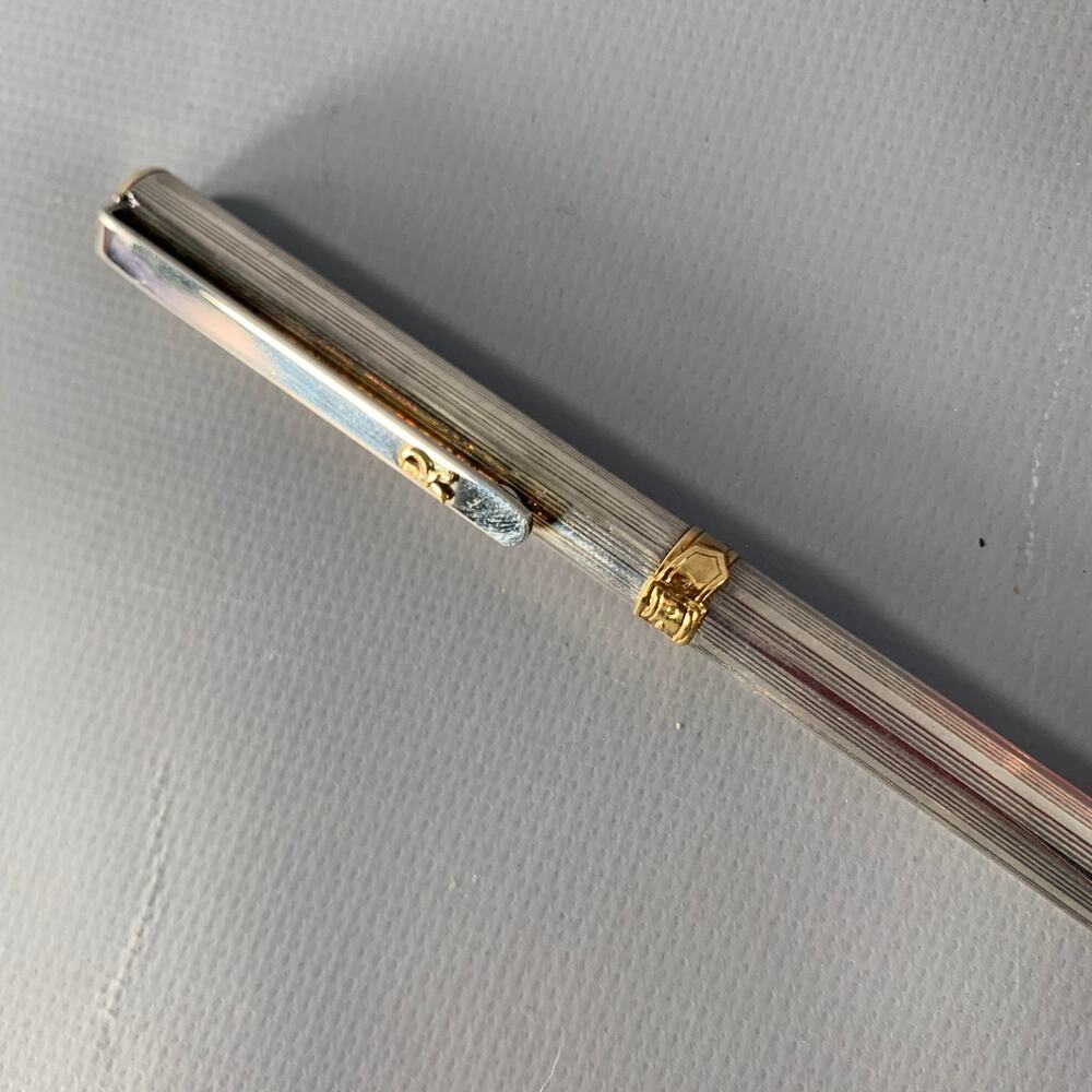 ROBERTA DI CAMERINO Vintage Silver Gold Tone Ball Point Pen - Picture 5 of 6